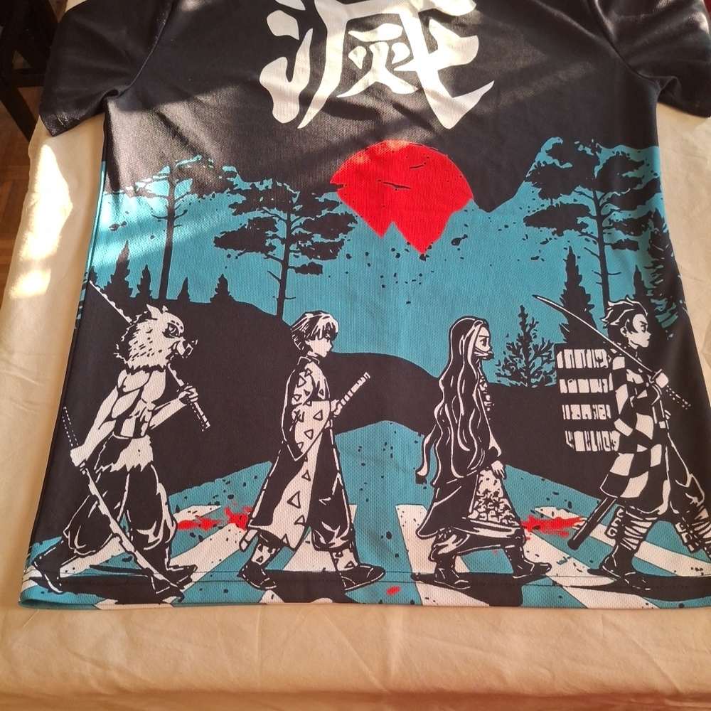 Graphic Anime T-Shirt with Characters
